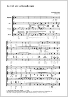 2 Choralmotetten zu 4 Stimmen - Ducis, Benedictus