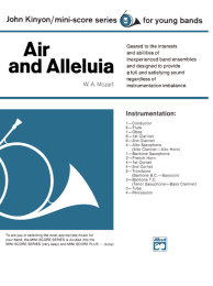 Air and Alleluia - Mozart, Wolfgang Amadeus - Kinyon, John