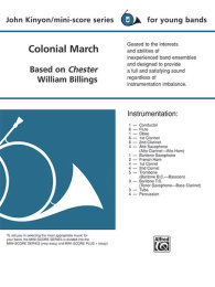Colonial March (Based on Chester) - Kinyon, John