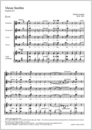 Messe funèbre - Gounod, Charles