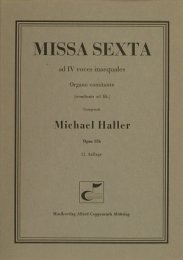 Missa Sexta - Haller, Michael