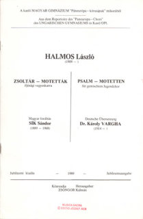 14 Psalm-Motetten für gem. Chor - Halmos, László