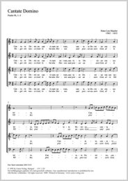 Cantate Domino (Singet dem Herrn) - Hassler, Hans Leo