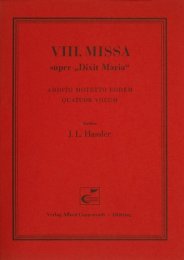 VIII. Missa super Dixit Maria - Hassler, Hans Leo
