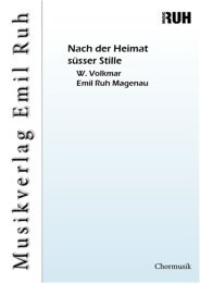 Nach der Heimat süsser Stille - W. Volkmar - Emil Ruh