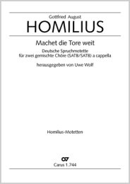 Machet die Tore weit - Homilius, Gottfried August