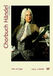 Chorbuch Händel - Ausgabe für den Chor -...