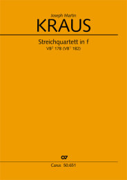 Streichquartett in f - Kraus, Joseph Martin