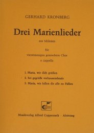 Drei schlesische Marienlieder - Kronberg, Gerhard