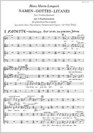 Namen-Gottes-Litanei - Lonquich, Heinz Martin