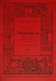 Missa brevis - Mazak, Alberich