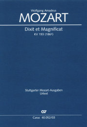 Dixit et Magnificat - Mozart, Wolfgang Amadeus - Horn, Paul
