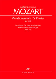 Variationen in F - Mozart, Wolfgang Amadeus -...