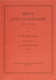 Missa Iste Confessor - Palestrina, Giovanni Pierluigi Da