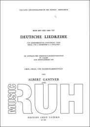 Deutsche Liedreihe - Albert Gantner