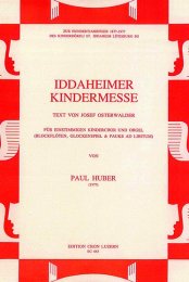 Iddaheimer Kindermesse - Paul Huber - Josef Osterwalder