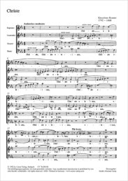 Christe eleison; Sanctus - Gioacchino Rossini
