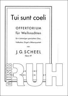 Tui sunt coeli, op.49 - Josef Gallus Scheel