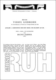 Vierte Liedreihe - Bruno Zahner