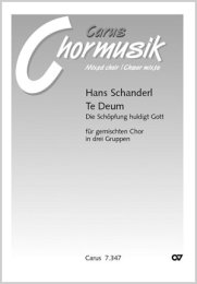 Te Deum - Schanderl, Hans