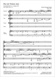 Die mit Tränen säen - Schein, Johann Hermann -...