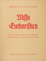 Missa Eucharistica - Schroeder, Hermann
