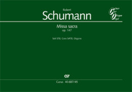 Missa sacra - Schumann, Robert - Szathmáry, Zsigmond
