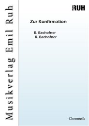 Zur Konfirmation - R. Bachofner