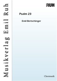 Psalm 23 - Emil Bertschinger