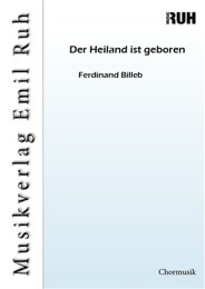 Der Heiland ist geboren - Ferdinand Billeb
