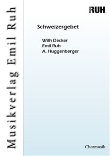 Schweizergebet - Wilhelm Decker - Emil Ruh