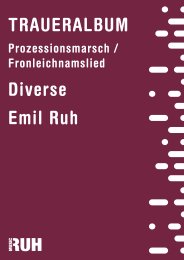 Traueralbum - Diverse - Emil Ruh