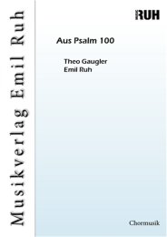 Aus Psalm 100 - Theo Gaugler - Emil Ruh
