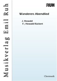 Wanderers Abendlied - J. Howald