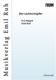 Der Lichtschöpfer - H.G Nägeli - Emil Ruh