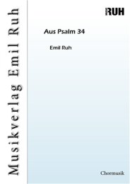 Aus Psalm 34 - Emil Ruh