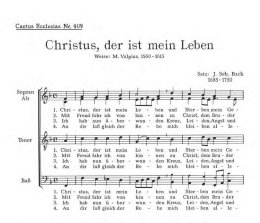 Christus, der ist mein (GL 662) - Bach, Johann...
