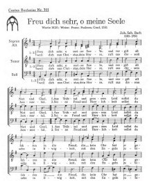 Freu dich sehr, o meine Seele - Bach, Johann Sebastian