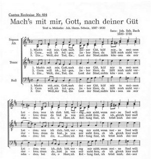 Machs mit mir, Gott - Bach, Johann Sebastian