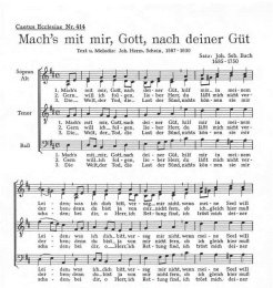 Machs mit mir, Gott - Bach, Johann Sebastian