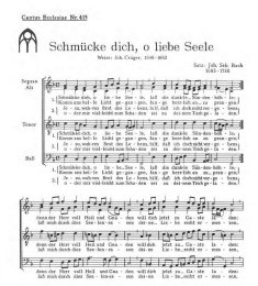 Schmücke dich, o liebe Seele - Bach, Johann Sebastian