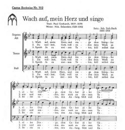 Wach auf mein Herz, und singe - Bach, Johann Sebastian