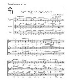 Ave Regina caelorum - Bruckner, Anton