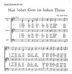 Nun lobet Gott im hohen Thron (GL 265 ö) -...