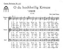 O du hochheilig Kreuze (GL 182) - Butz, Josef
