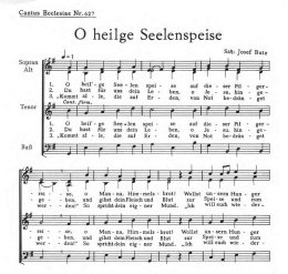 O heilge Seelenspeise (GL 503) - Butz, Josef