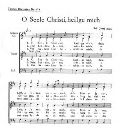 O Seele Christi heilige mich - Butz, Josef
