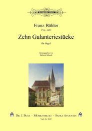 10 Galanteriestücke - Bühler, Franz
