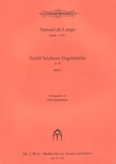12 leichtere Orgelstücke Op.56 #2 - De Lange, Samuël Jun.