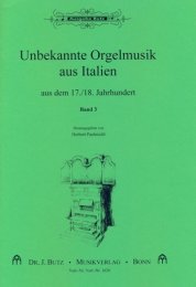 Unbekannte Orgelmusik aus Italien #3 - Diverse